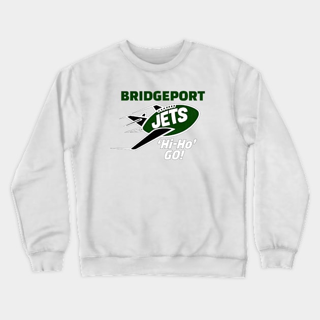 Defunct Bridgeport Jets Football 1968 Crewneck Sweatshirt by LocalZonly